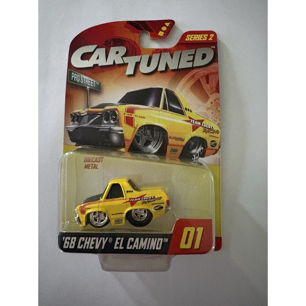 '68 Chevy El Camino Yellow #01 -  2024 Car Tuned Series 2 (Y)